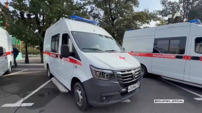 В Оренбуржье прибыли новые машины скорой помощи