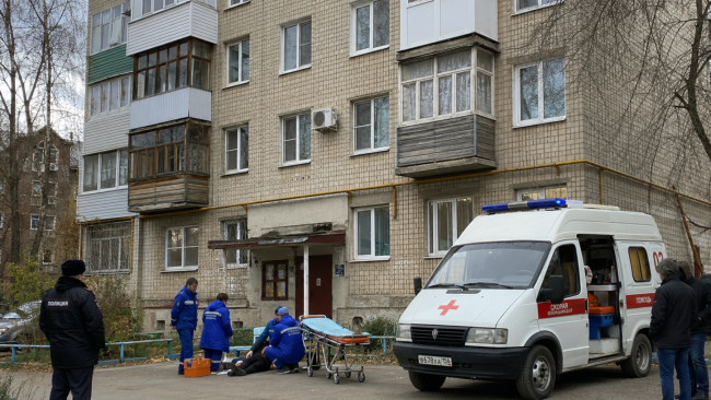 Пьяный оренбуржец выпал с четвёртого этажа