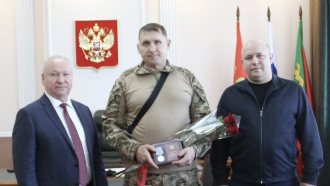 Жителю Бузулукского района вручили медаль «За отвагу»