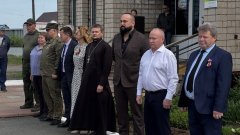 В Красногвардейце открыли шесть новых портретов на Аллее Славы