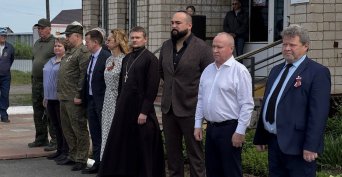 В Красногвардейце открыли шесть новых портретов на Аллее Славы