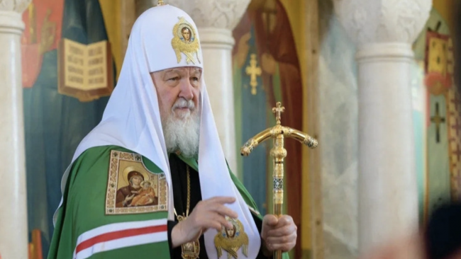 Патриарх Кирилл освятил закладной камень Преображенского собора в Оренбурге