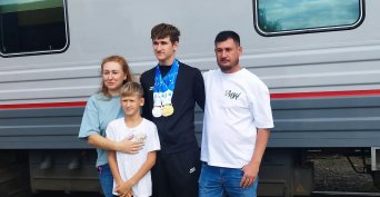 Бузулук встретил чемпиона мира Матвея Помошникова
