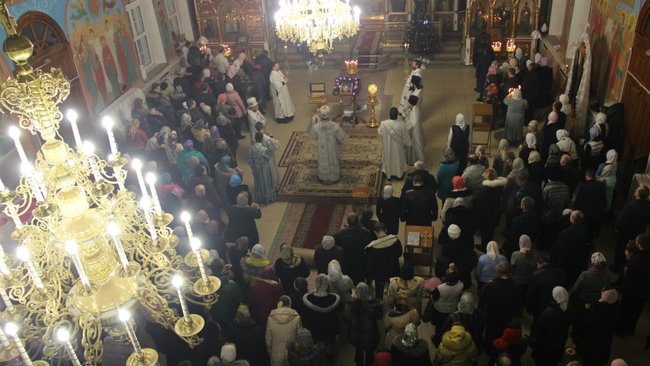 В Бузулуке прошли рождественские службы 