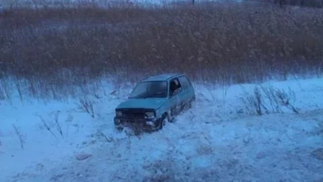 В Бузулуке с дороги слетела «Ока»