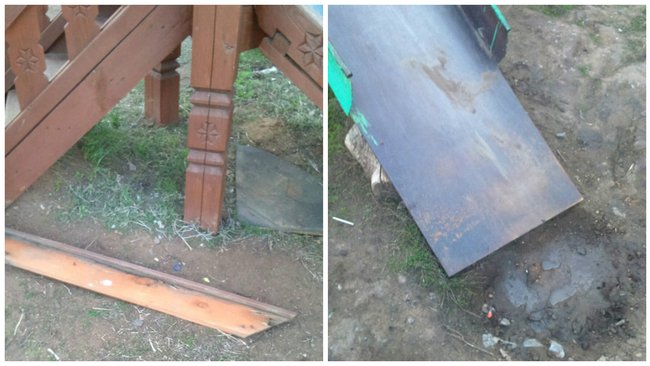 Бузулучане жалуются на небезопасность детских площадок