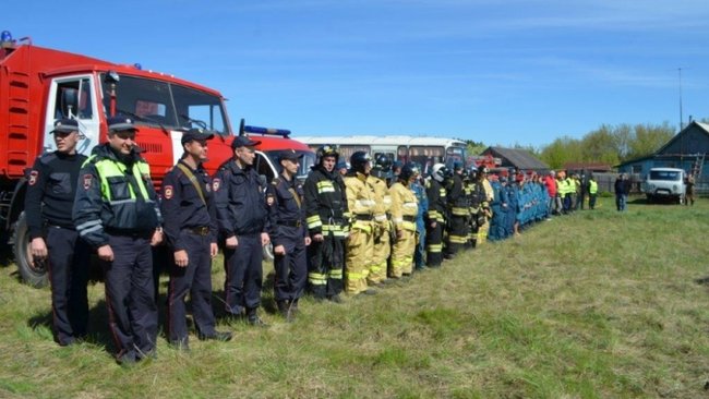В Бузулукском районе прошли учения по ликвидации ЧС в лесном массиве