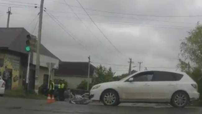 В Бузулуке «Мазда» сбила пенсионерку на велосипеде