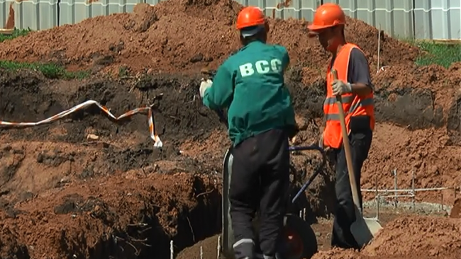 В Бузулуке идет строительство спортзала для школы №5