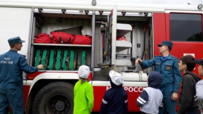 В Бузулуке прошел конкурс юных пожарных