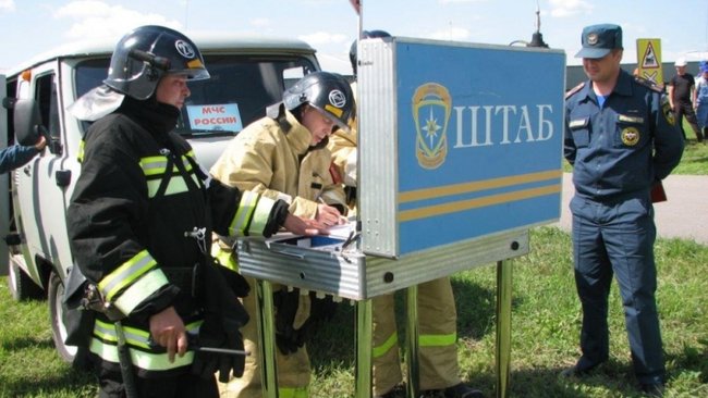 В Бузулуке прошли массовые пожарные учения