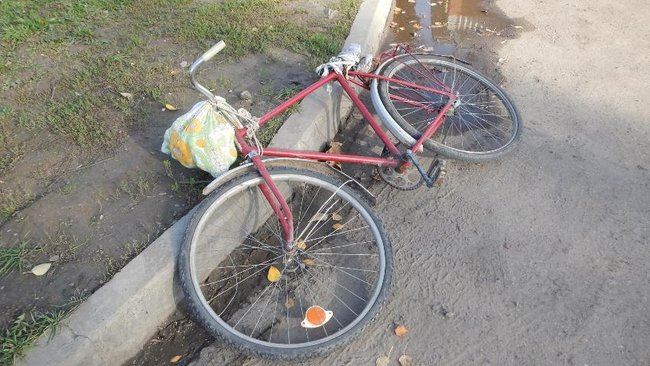 В Бузулуке сбили пенсионера-велосипедиста 