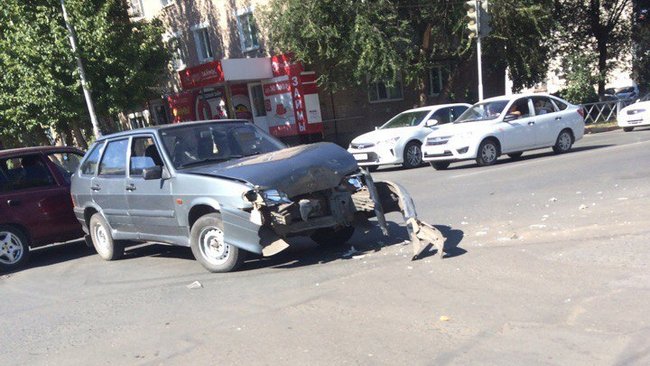 В Бузулуке на самом аварийном перекрестке снова произошла авария