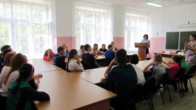 Бузулукские полицейские встретились с учениками коррекционной школы