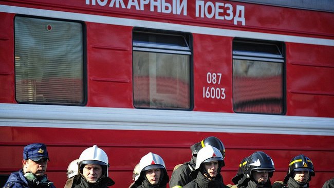 В Бузулук прибыл новый пожарный поезд