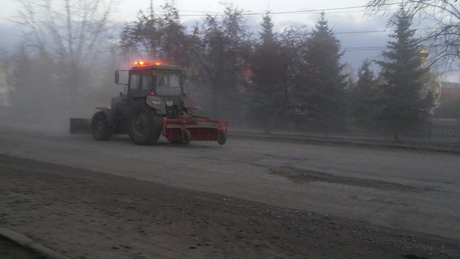 В Бузулуке дороги ремонтируют за несколько дней до зимы