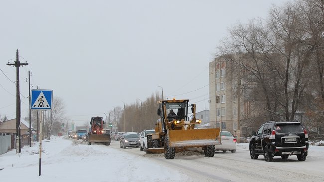 В Бузулуке началась уборка снега