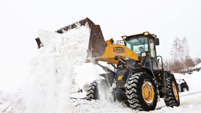 За неделю из Бузулука было вывезено 285 кубических метров снега