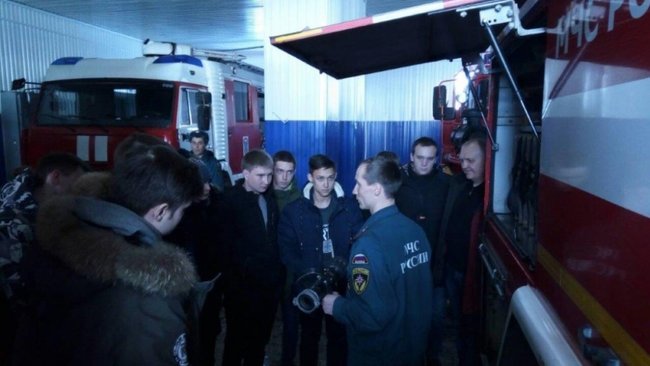 Для бузулукских студентов организована экскурсия в ПЧ