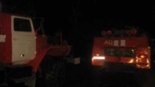 В Бузулукском районе горела баня