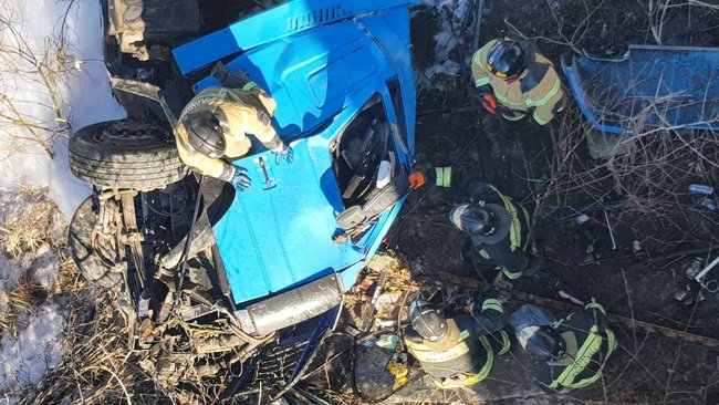 В результате ДТП с участием автоцистерны произошла утечка газа под Бузулуком