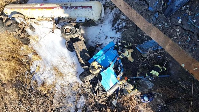 Утечка пропана в результате аварии под Бузулуком стала причиной загрязнения воздуха