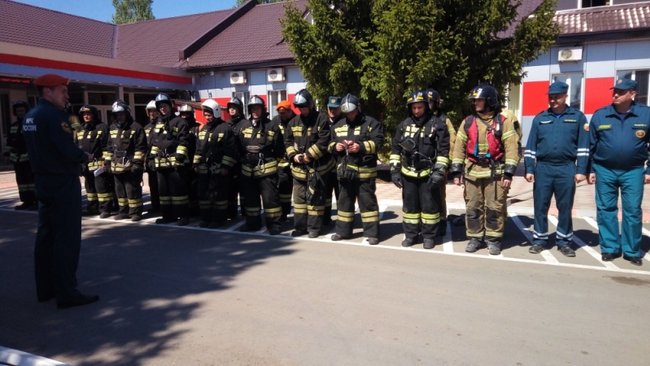 В Бузулуке состоялись масштабные пожарные учения 