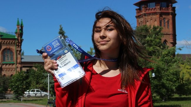 Бузулучанка стала официальным волонтером Чемпионата мира по футболу-2018 