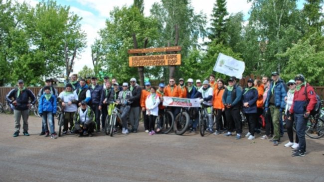 В Бузулукском  бору собрались десятки велосипедистов 