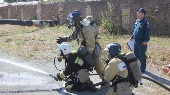 Спасатели Бузулука приняли участие в соревнованиях на лучшее звено ГДЗС