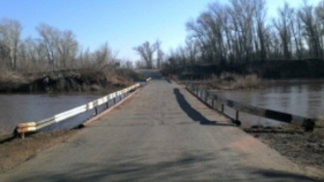 В районе поселка Колтубановский возобновлено движение через низководный мост