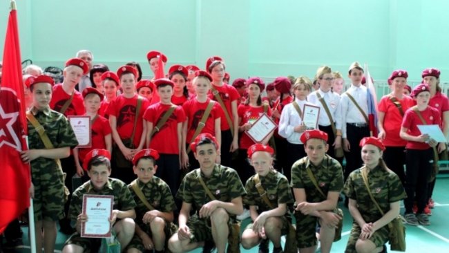 В школе Бузулукского района прошел II слет юнармейских отрядов 