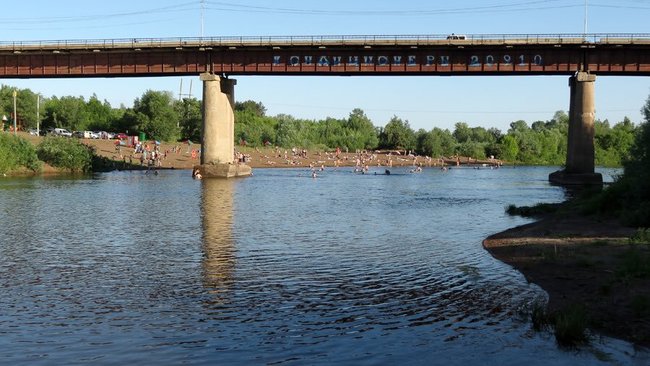 В Бузулуке на левом берегу Самары оборудуют новый пляж