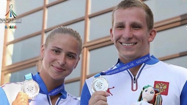 Бузулучане стали серебряными призерами Универсиады-2019 в синхронных прыжках в воду 