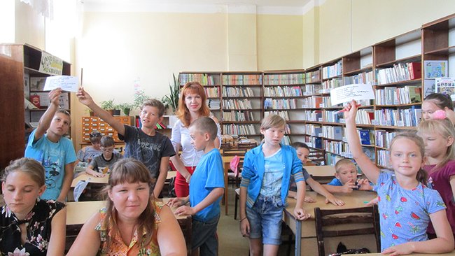 В Бузулуке ребята из школьного лагеря поучаствовали в игровой программе 