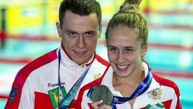 Бузулучанин Сергей Назин завоевал серебро в ЧМ в командных прыжках в воду