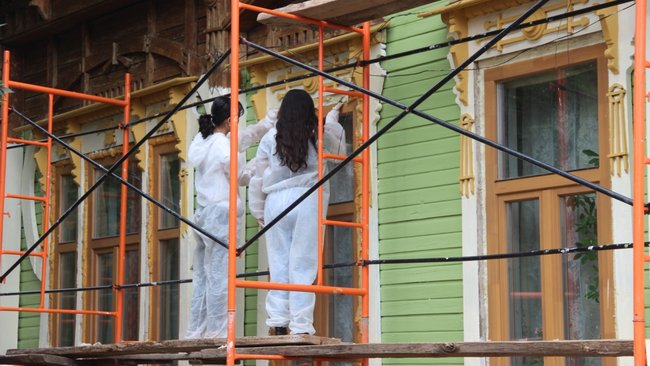 В Бузулуке иностранцы восстанавливают купеческий дом