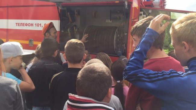 В Бугурусланском районе в ДОЛ «Лесная сказка» пожарные провели профилактическое мероприятие