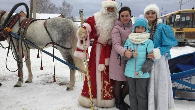 Дед мороз из Великого Устюга посетил Бузулукский бор