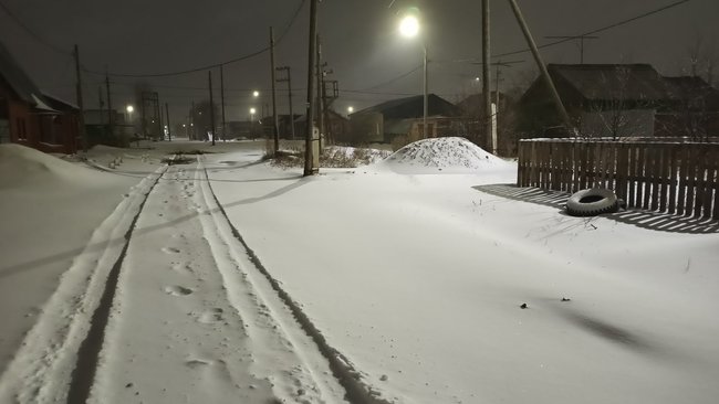 Вернулась зима: в Бузулуке выпал снег