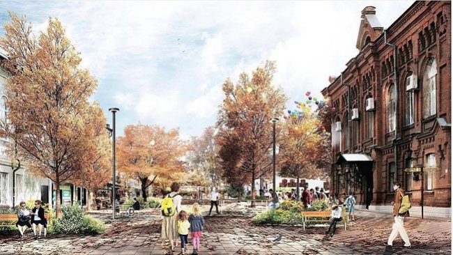 Новую пешеходную улицу Ленина жители Бузулука увидят уже в сентябре