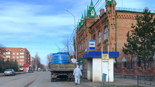 В Бузулуке проходит массовая дезинфекция
