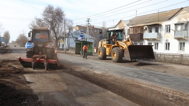 В Бузулуке на улицах города начались дорожные работы
