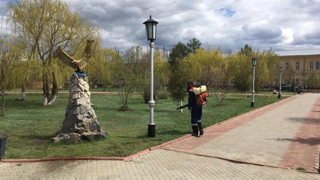 В Бузулуке общественные территории, парки и скверы обработали от клещей