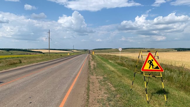 Ремонт трассы Бузулук-Бугуруслан удивил оренбуржцев 