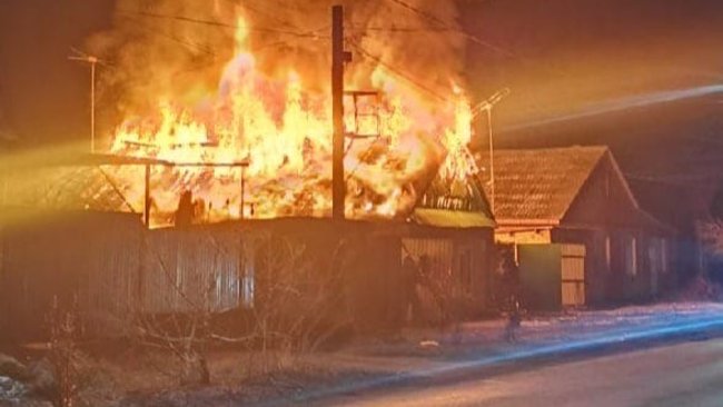 Три пожара тушили вчера в Бузулуке 