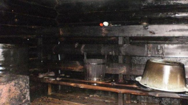 Вчера в Бузулуке сгорела баня