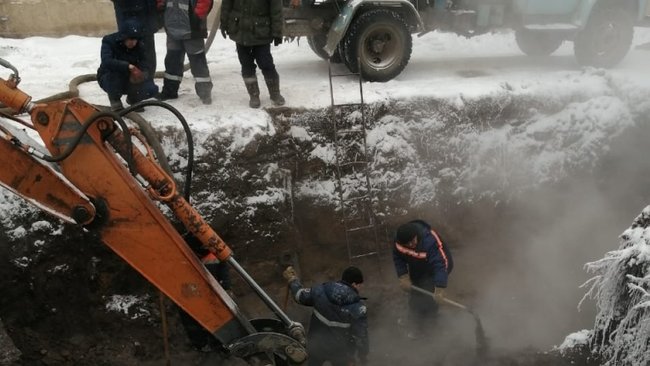 Из-за аварии на теплотрассе бузулучане остались без отопления