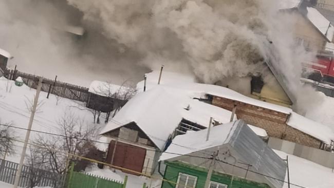 Вчера в Бузулуке горел жилой дом 