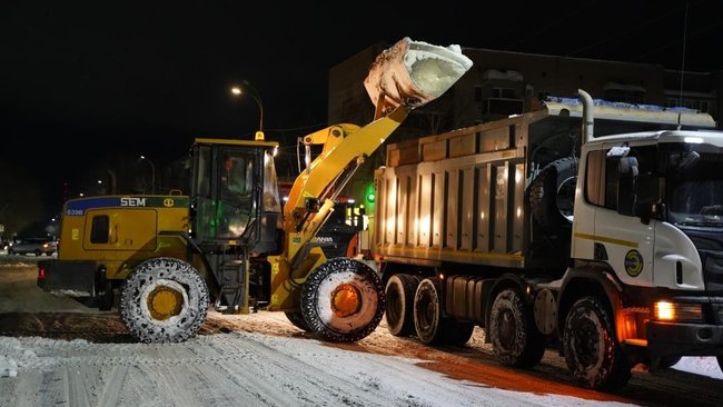 Сегодня вечером в Бузулуке перекроют улицу для вывоза снега
